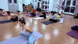 青蛙式：（坐姿）肌肉伸展同時大腿內側和腰背筋膜達到放鬆